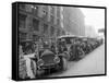 Automobiles at Second Avenue and Cherry Street, Seattle, 1909-Ashael Curtis-Framed Stretched Canvas