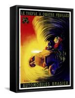 Automobiles Brasier-null-Framed Stretched Canvas