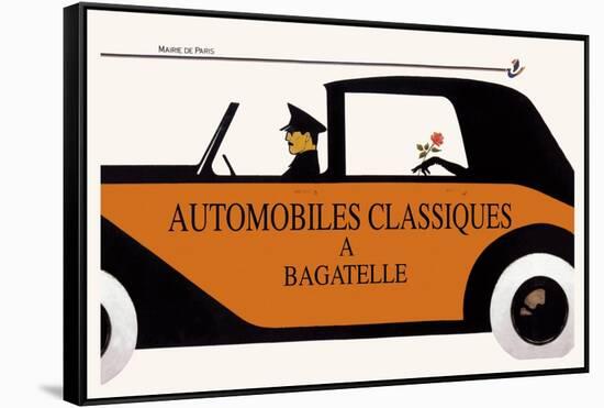 Automobiles Classiques a Bagatelle-null-Framed Stretched Canvas
