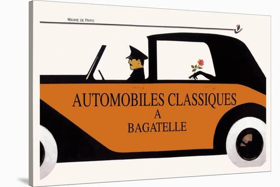 Automobiles Classiques a Bagatelle-null-Stretched Canvas