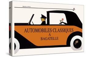 Automobiles Classiques a Bagatelle-null-Stretched Canvas