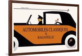 Automobiles Classiques a Bagatelle-null-Framed Art Print