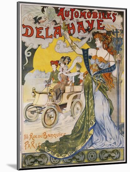 Automobiles Delahaye Poster-null-Mounted Giclee Print