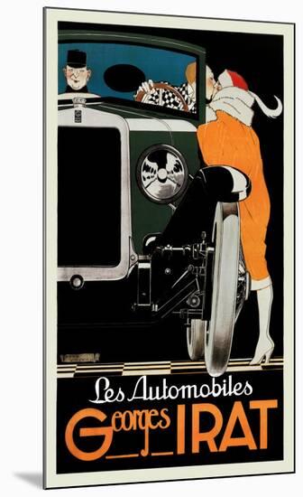 Automobiles Georges Irat-Ren? Vincent-Mounted Art Print
