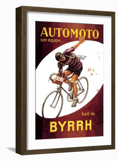 Automoto Byrrh-Leonetto Cappiello-Framed Art Print