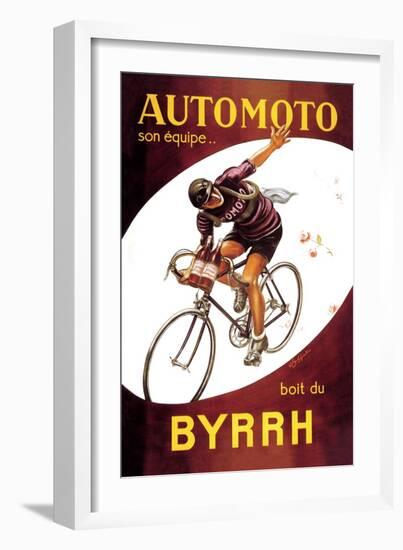 Automoto Byrrh-Leonetto Cappiello-Framed Art Print