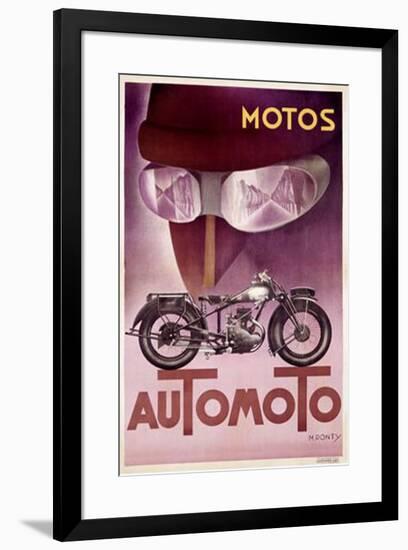 Automoto-Unknown Unknown-Framed Giclee Print