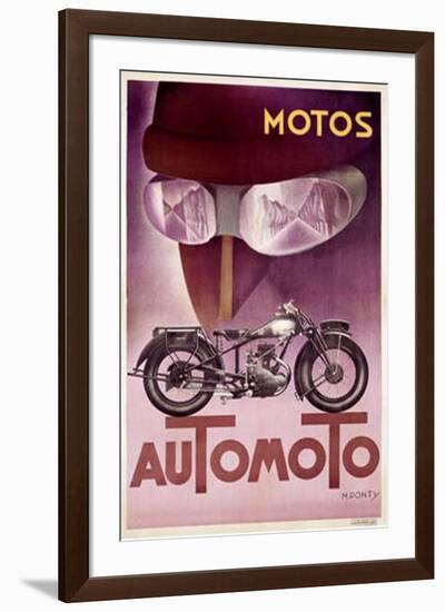 Automoto-Unknown Unknown-Framed Giclee Print