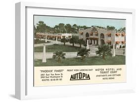 Autopia Motel, Arizona-null-Framed Art Print