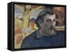 Autoportrait au Christ jaune-Paul Gauguin-Framed Stretched Canvas