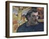 Autoportrait au Christ jaune-Paul Gauguin-Framed Giclee Print