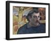 Autoportrait au Christ jaune-Paul Gauguin-Framed Giclee Print