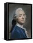 Autoportrait au jabot de dentelle-Maurice Quentin de La Tour-Framed Stretched Canvas