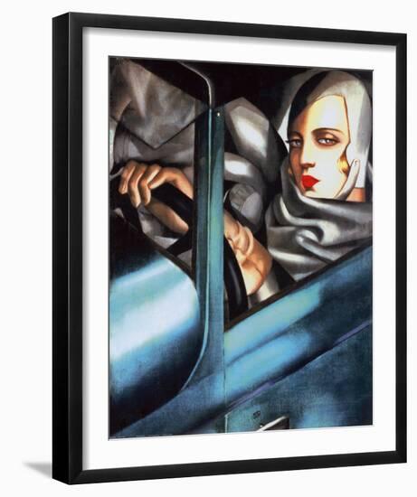 Autoportrait-Tamara de Lempicka-Framed Art Print