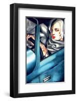 Autoportrait-Tamara de Lempicka-Framed Premium Giclee Print