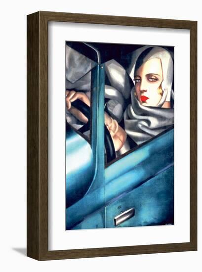 Autoportrait-Tamara de Lempicka-Framed Premium Giclee Print