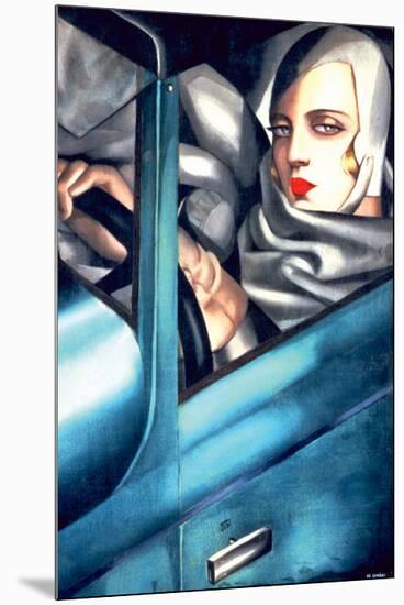 Autoportrait-Tamara de Lempicka-Mounted Premium Giclee Print