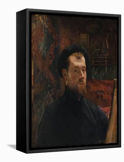 Autoportrait-Charles Cottet-Framed Stretched Canvas