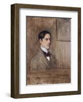 Autoportrait-Jean-Louis Forain-Framed Giclee Print