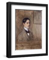 Autoportrait-Jean-Louis Forain-Framed Giclee Print