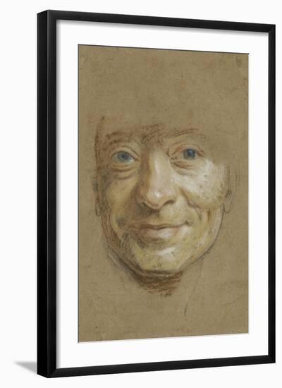 Autoportrait-Maurice Quentin de La Tour-Framed Giclee Print