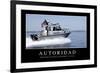 Autoridad. Cita Inspiradora Y Póster Motivacional-null-Framed Photographic Print