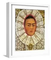 Autoritratto 1948-Frida Kahlo-Framed Art Print