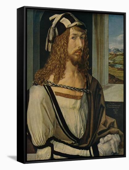 'Autorretrato', (Self-portrait), 1498, (c1934)-Albrecht Durer-Framed Stretched Canvas