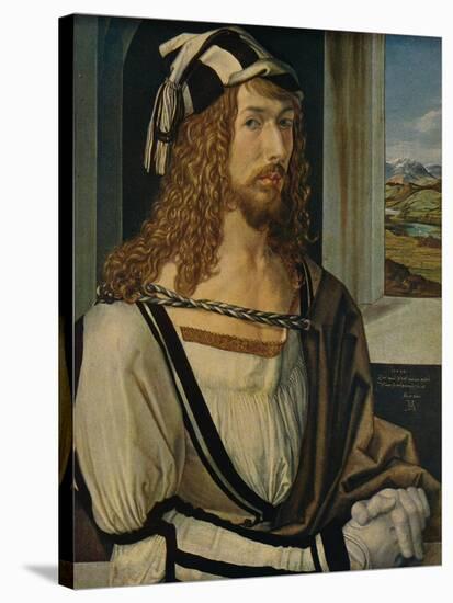 'Autorretrato', (Self-portrait), 1498, (c1934)-Albrecht Durer-Stretched Canvas