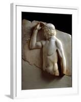 Autostephanoumenos (Self-Crowning Athlete) from Sounion-null-Framed Photographic Print