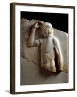Autostephanoumenos (Self-Crowning Athlete) from Sounion-null-Framed Photographic Print