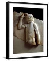 Autostephanoumenos (Self-Crowning Athlete) from Sounion-null-Framed Photographic Print