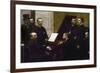 Autour du piano-Henri Fantin-Latour-Framed Giclee Print