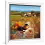 Autum in the Air-Spartaco Lombardo-Framed Art Print