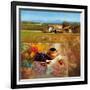 Autum in the Air-Spartaco Lombardo-Framed Art Print