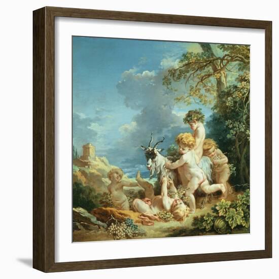 Autumn, 1731-Francois Boucher-Framed Giclee Print