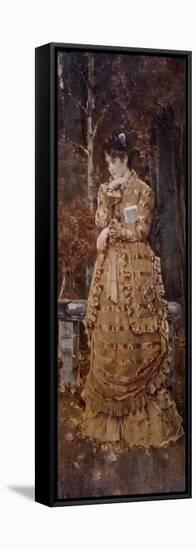 Autumn, 1876-Alfred Emile Leopold Joseph Victor Stevens-Framed Stretched Canvas