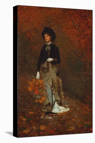 Autumn, 1877 (Oil on Canvas)-Winslow Homer-Stretched Canvas