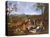 Autumn, 18th Century French School-null-Stretched Canvas