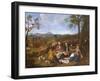 Autumn, 18th Century French School-null-Framed Art Print