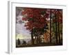 Autumn, 1918-B. M. Kustodiev-Framed Giclee Print