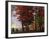 Autumn, 1918-B. M. Kustodiev-Framed Giclee Print