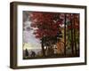 Autumn, 1918-B. M. Kustodiev-Framed Giclee Print