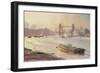 Autumn Afternoon, Pool of London, 1991-Trevor Chamberlain-Framed Giclee Print