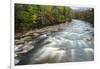 Autumn Along the Pemigewasset River, White Mountain NF, New Hampshire-Jerry & Marcy Monkman-Framed Photographic Print