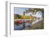 Autumn along the River Ouse in City Centre, York, Yorkshire, England, United Kingdom, Europe-John Potter-Framed Photographic Print