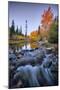 Autumn and Bishop Creek Flow, Eastern Sierras, Bishop California-Vincent James-Mounted Photographic Print