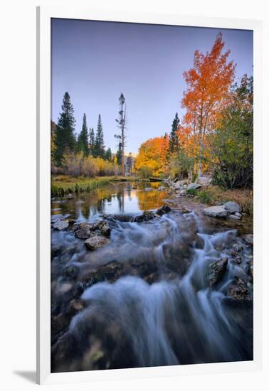 Autumn and Bishop Creek Flow, Eastern Sierras, Bishop California-Vincent James-Framed Photographic Print