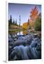 Autumn and Bishop Creek Flow, Eastern Sierras, Bishop California-Vincent James-Framed Photographic Print