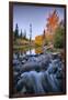 Autumn and Bishop Creek Flow, Eastern Sierras, Bishop California-Vincent James-Framed Photographic Print